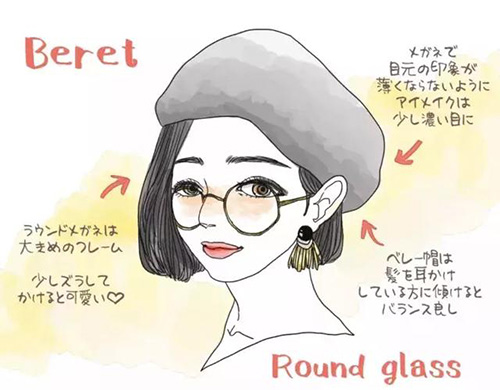 接地氣的小仙女一定要看看！冬天佩戴上帽子和眼鏡